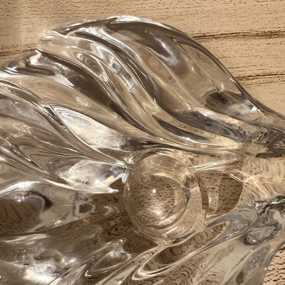 Clear Crystal bird candal holder - Picture 5 of 8